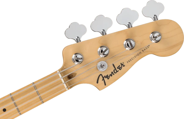 Fender Standard Precision Bass Akçaağaç Klavye Olympic White Bas Gitar - 3