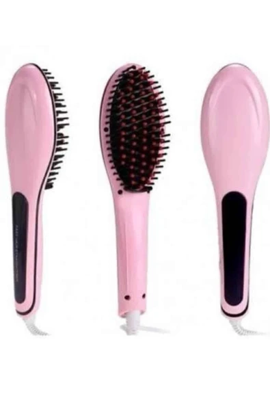 Saç Fırça Akıllı LCD Ekran Pratik Saç Düzleştirici Tarak Pratik Taşınabilir - 4