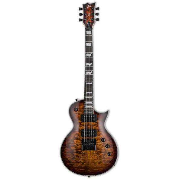 ESP LTD EC-1000 Evertune Dark Brown Sunburst Elektro Gitar - 2