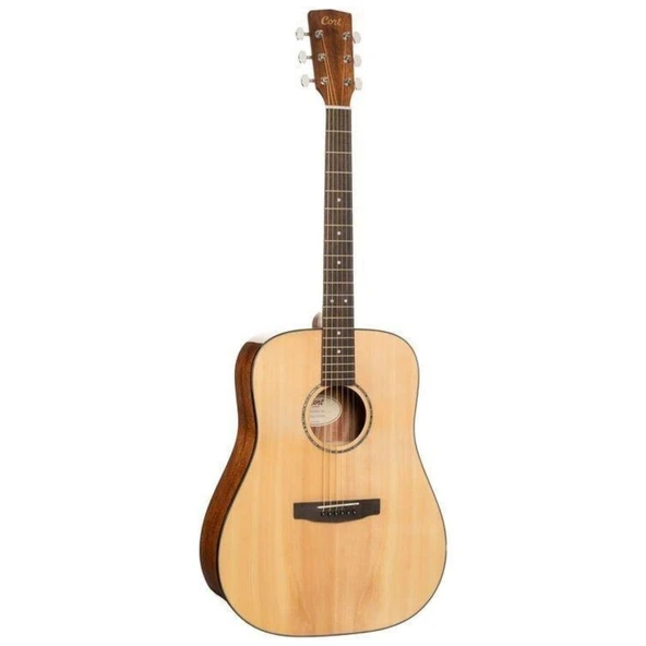 CORT EARTH60NAT AKUSTİK GİTAR, NATUREL - Resim 3