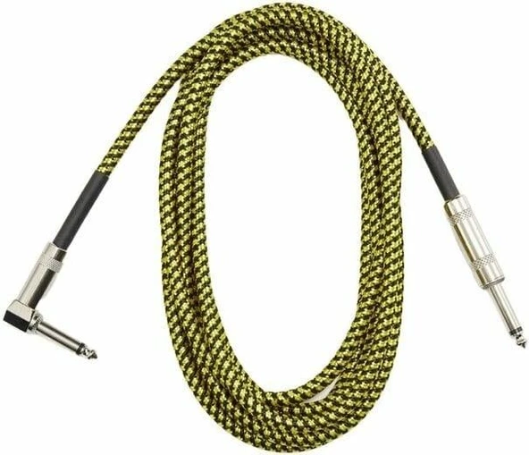 GİTAR KABLO GÜRÜLTÜSÜZ (NOISLESS) 3M SARI - 1