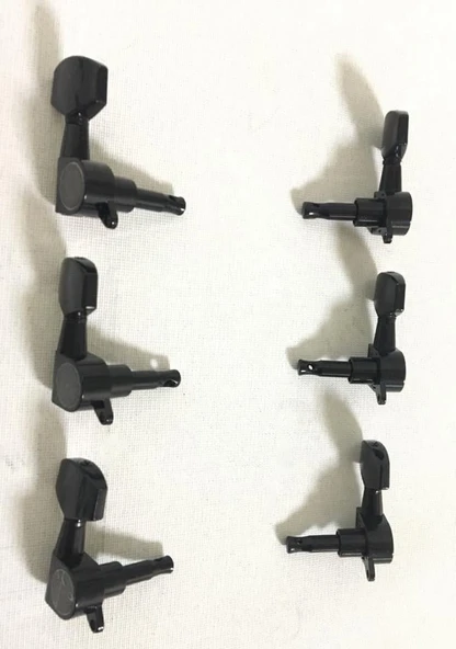 CREMONIA MH-E001BK ELEKTRO GİTAR KULAĞI, SİYAH (3 SAĞ-3 SOL) ürün görseli