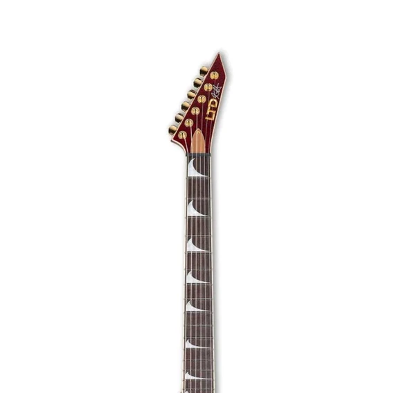ESP LTD Kirk Hammett Signature KH-V Red Sparkle Elektro Gitar - 5