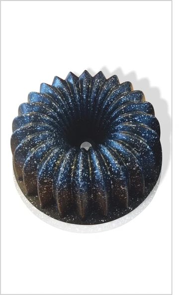 Büyük Profesyonel Aşçı Ev Ocak Fırına Uygun Metal Döküm Enjeksiyon Granit Kaplama Kek Pasta Kalıbı - 2