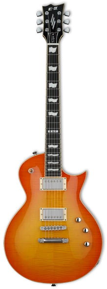 ESP E-II Eclipse Full Thickness Fm Vintage Honey Burst Elektro Gitar - Resim 5