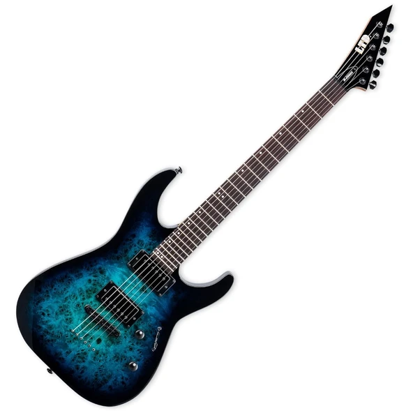 ESP LTD M-200DX NT Blue Burst Elektro Gitar - Resim 3