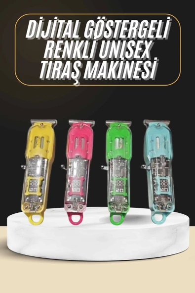 Tıraş Makinesi Renkli Dijital Göstergeli Epilasyon Öncesi Kısaltma Makinesi ürün görseli 1