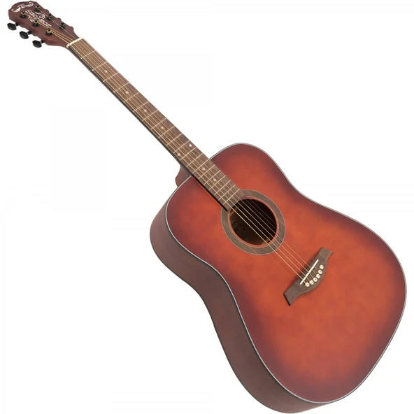 Madison MAG-41M-TRD Trans Red Akustik Gitar - 4