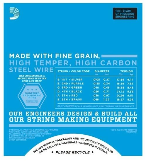 DADDARIO EXL110+ ELEKTRO GİTAR TEL SETİ, XL, 10.5-48, REGULAR LIGHT PLUS - Resim 3