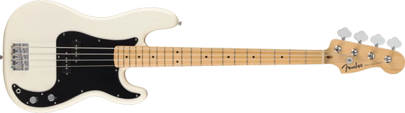 Fender Standard Precision Bass Akçaağaç Klavye Olympic White Bas Gitar