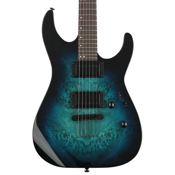 ESP LTD M-200DX NT Blue Burst Elektro Gitar - Resim 6