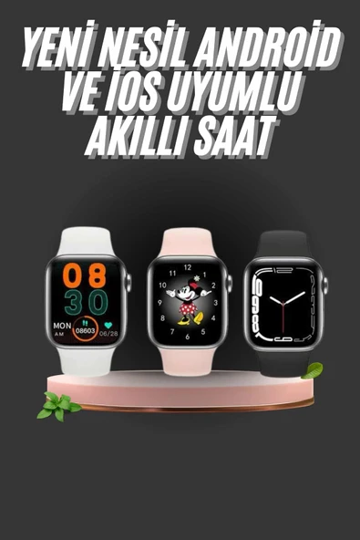 1.83 İnç Akıllı Saat Android ve İOS Uyumlu Çağrı Cevaplayabilen Adımsayar GPS Takibi ürün görseli