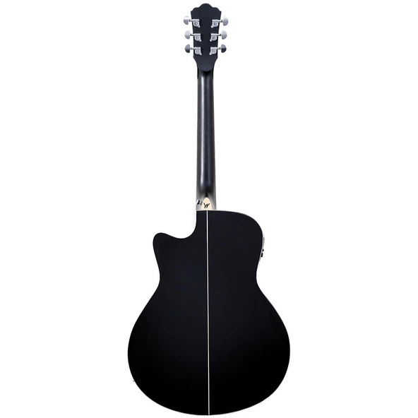 Washburn Deep Forest Burl Ace Black Fade Elektro Akustik Gitar - 3