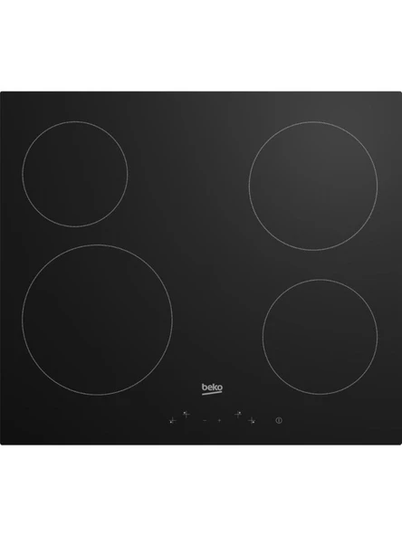 Beko BOV 645 ST Siyah Vitroseramik Elektrikli Ankastre Ocak - 1