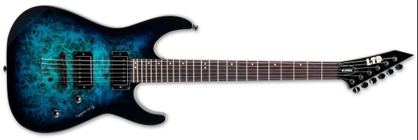 ESP LTD M-200DX NT Blue Burst Elektro Gitar - Resim 4
