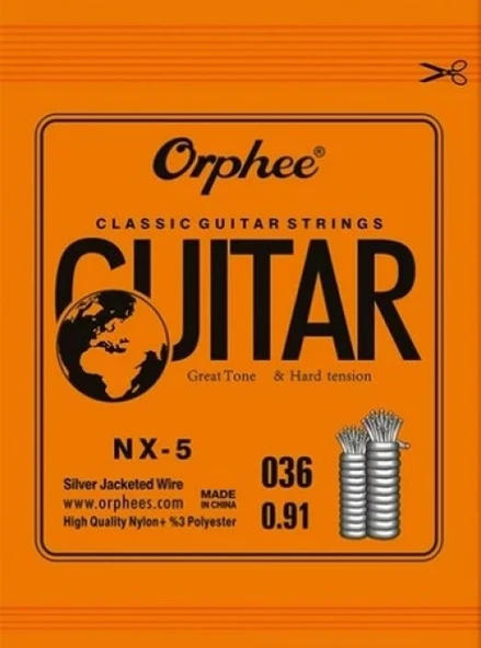 Orphee NX-5 Klasik Gitar La Teli ürün görseli