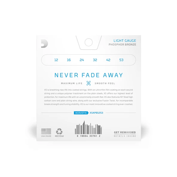 DADDARIO XSAPB1253 AKUSTİK GİTAR TEL SETİ, PB LIGHT - 3