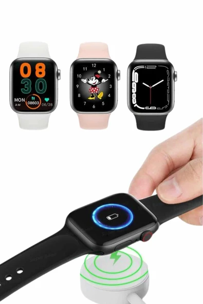 Akıllı Saat Yeni Nesil Android ve İOS Uyumlu Titreşim Modlu Alarm Kronometre - 3