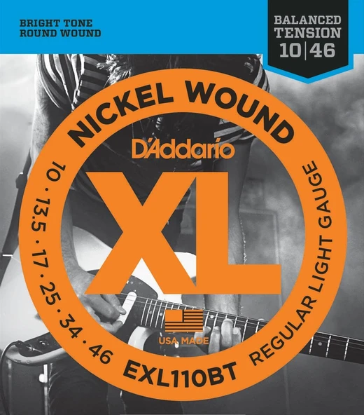 DADDARIO EXL110BT ELEKTRO GİTAR TEL SETİ, XL, 10-46, NICKEL WOUND ürün görseli
