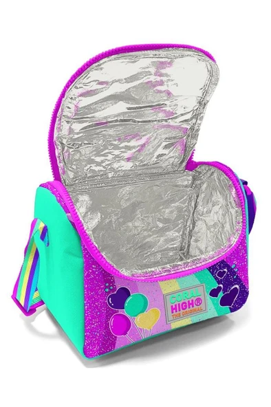 Coral High 2li Set Unicorn Desenli Okul Çantası Beslenme 23758 - Resim 8