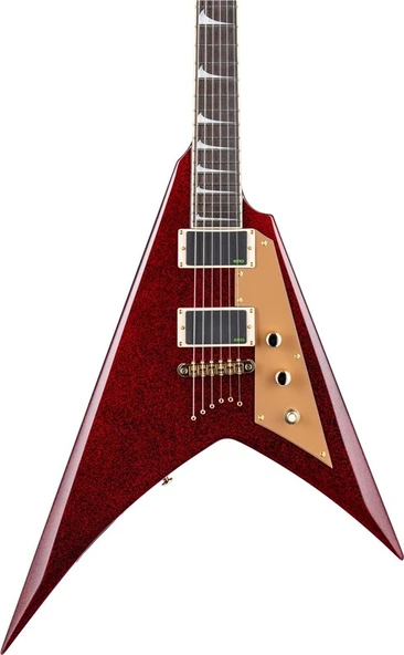 ESP LTD Kirk Hammett Signature KH-V Red Sparkle Elektro Gitar - 1