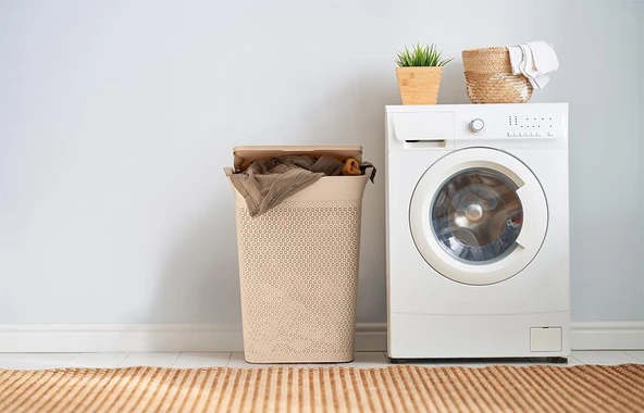 Omnipazar SY-4630 Plastik Safir Kirli Çamaşır Sepeti 55 lt Kahverengi - 3