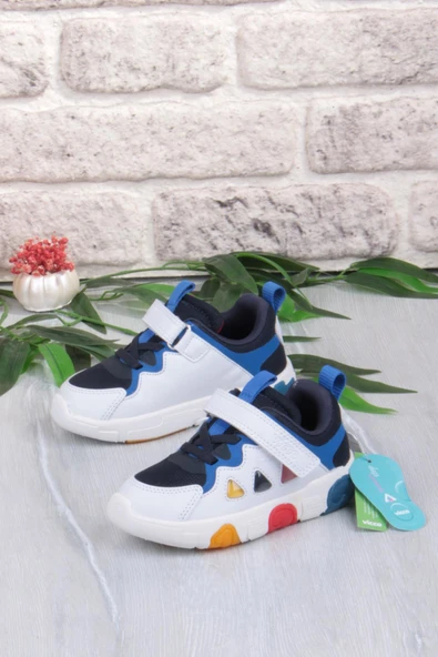 Vicco 346.P25K.209 Phonex Lacivert Işıklı Erkek Çocuk Ayakkabı - Resim 3