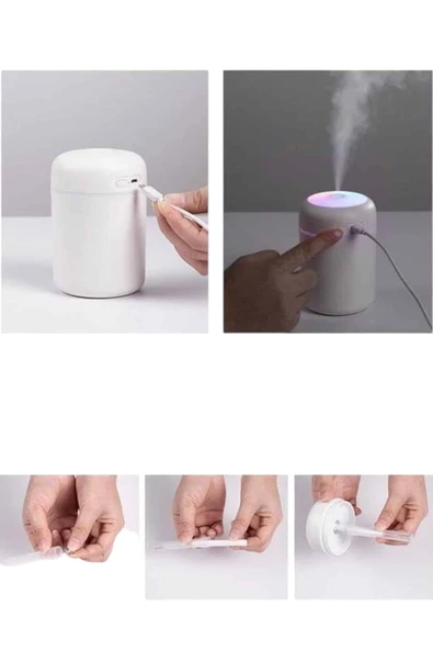 Hava Nemlendirici Ultrasonik Mini Hava Temizleyici Aromaterapi - 5