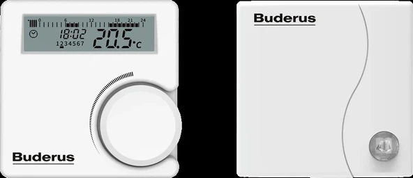 Buderus RT32 RF Kablosuz Oda Termostatı - Programlanabilir, On/Off Oda Kumandası - 1