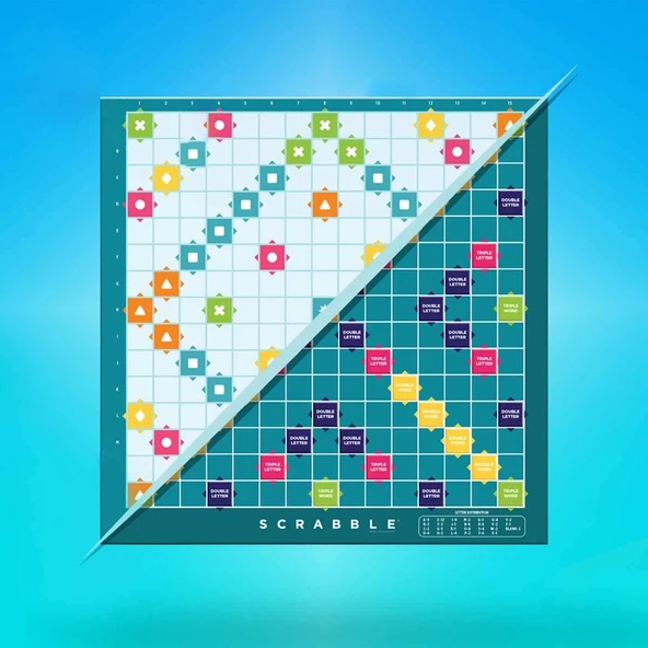 Scrabble Classic 2'si 1 Arada İngilizce HWD43 - 3