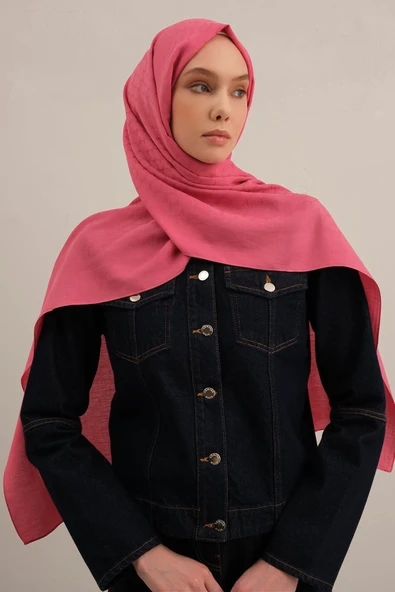 Link Desen Bambu Cotton Şal 2 - 7