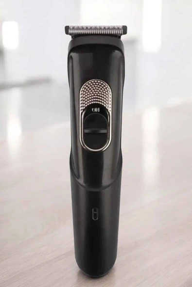 Saç Sakal Vücut Şarjlı Kablosuz Tıraş Makinesi Profesyonel Paslanmaz Çelik - 5
