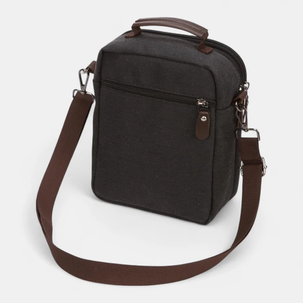 Lederax Kanvas Kumaş El Çantası ve Omuz Çantası NWP553 - 4