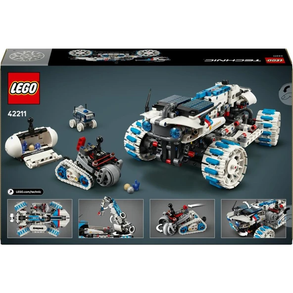 LEGO 42211 Technic Lunar Outpost Ay Gezgini Uzay Aracı - 4