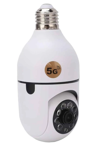 Ev Kamerası Wifi Kamerası Gece Görüşlü Akıllı Ampül Kamera - 5