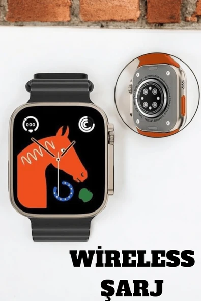 Uyku ve Nabız Takipli, Wireless Şarjlı Akıllı Saat Android ve iOS Uyumlu - Resim 4