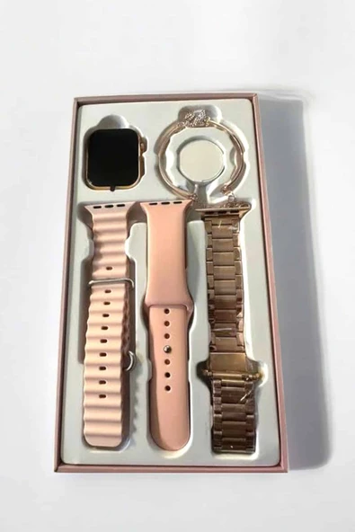 Akıllı Saat Kadınlara Uyku Ve Sağlık Takibi Yapabilen Bileklik Hediyeli - Resim 5