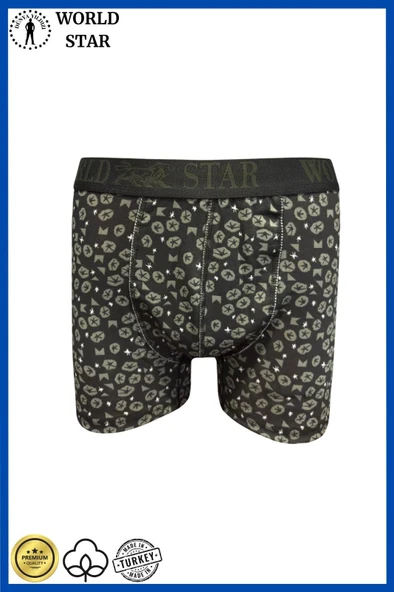 Litae Likralı Pamuklu Renkli Erkek Boxer - 1