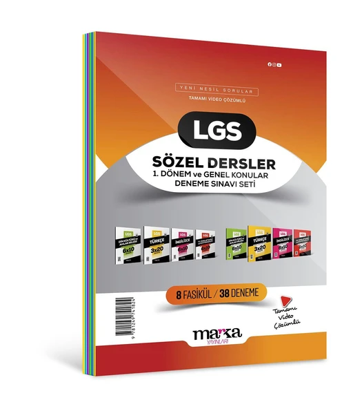 Marka Lgs Sözel Dersler 1.Dönem Ve Genel 8 Fasikül ürün görseli 1