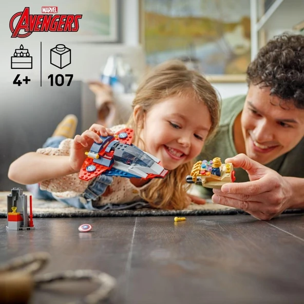 LEGO 76319 Marvel Kaptan Amerika, Thanos'a Karşı - Resim 5