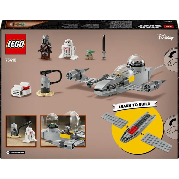 LEGO 75410 Star Wars: The Mandalorian Mando ve Grogu’nun N-1 Starfighter’ı 75410 - Resim 4