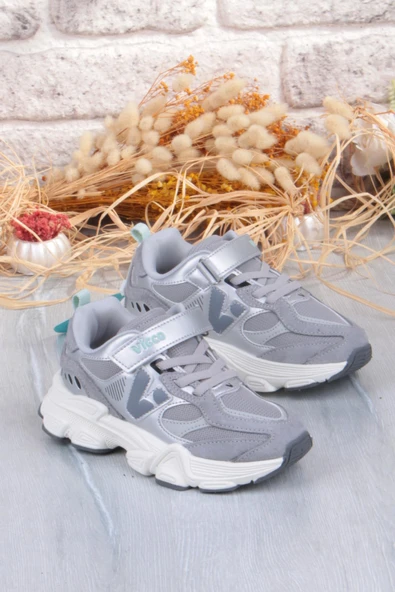 Vicco 346.F25K.200 Wild Gri Sneaker Kız Çocuk Ayakkabı ürün görseli