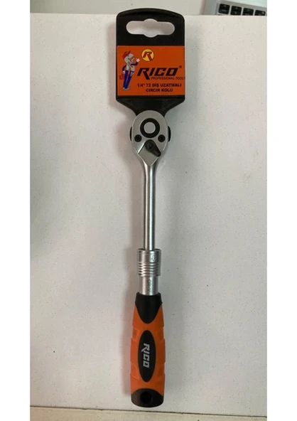 Rico 1/4'' Uzatmalı Cırcır Kolu 72 Diş