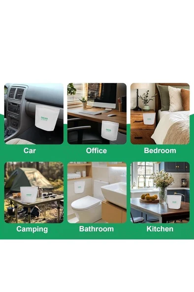 20 li Su Geçirmez Araba Çöp Poşeti Yapışkanlı Araç İçi Kusmuk Torbası Ev Ofis Kamp Oto Aksesuar - Resim 5