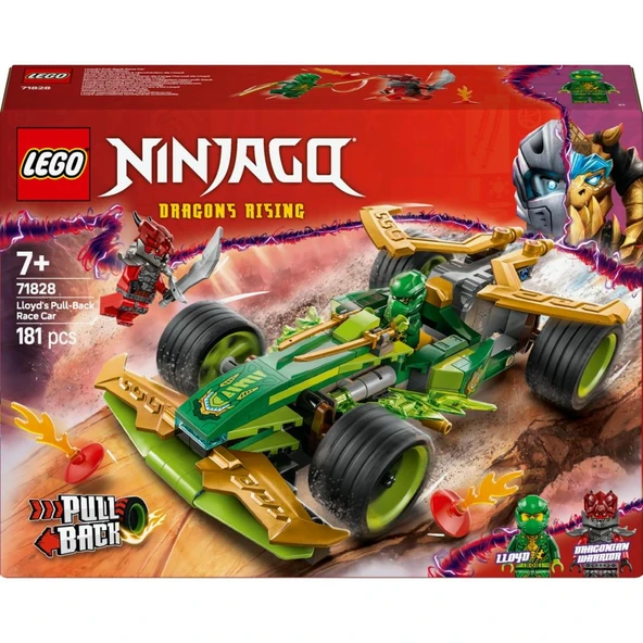 LEGO 71828 NINJAGO® Lloyd'un Çek-Bırak Yarış Arabası - Resim 3