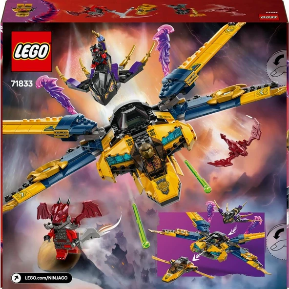 LEGO 71833 NINJAGO® Ras ve Arin'in Süper Fırtına Jeti - 4