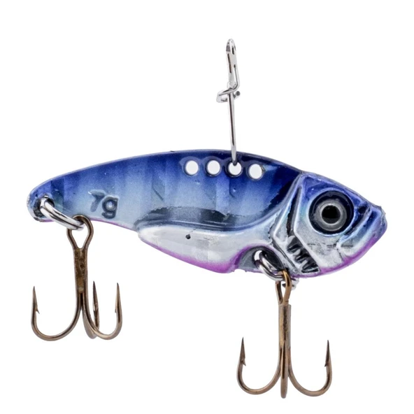 Vibrasyon Yem - LRF/Spin Jig - Fishack VibraX - 7g 40mm - Electric Sunset - UV Boyalı - Resim 2