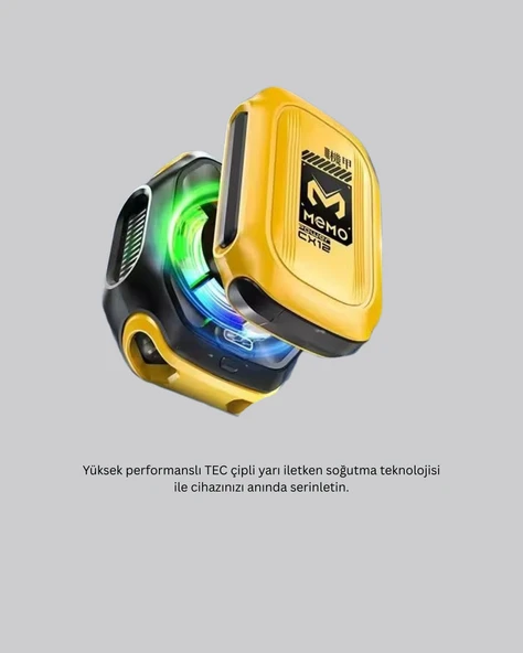 2000mAh Bataryalı Kablosuz Taşınabilir Cihaz Soğutucu - 2