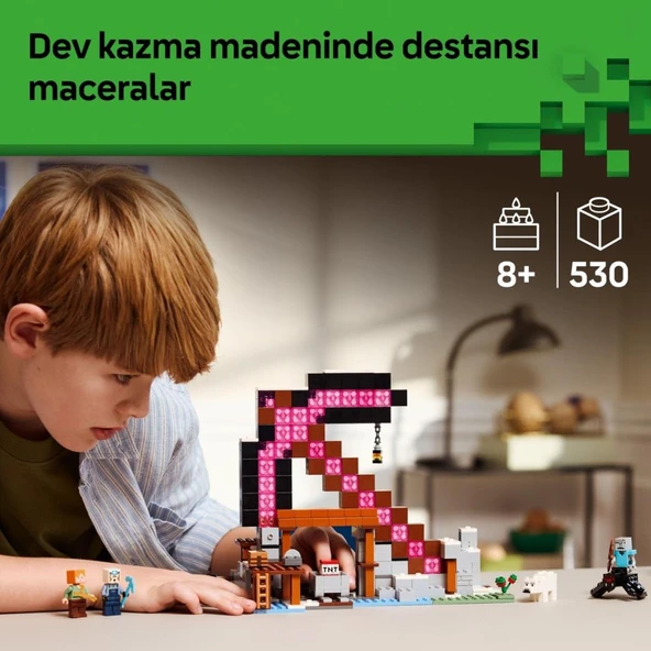 LEGO 21277  Minecraft® Kazma Madeni - Resim 5