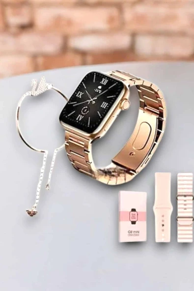 Akıllı Saat Kadınlara Uyku Ve Sağlık Takibi Yapabilen Bileklik Hediyeli - Resim 2